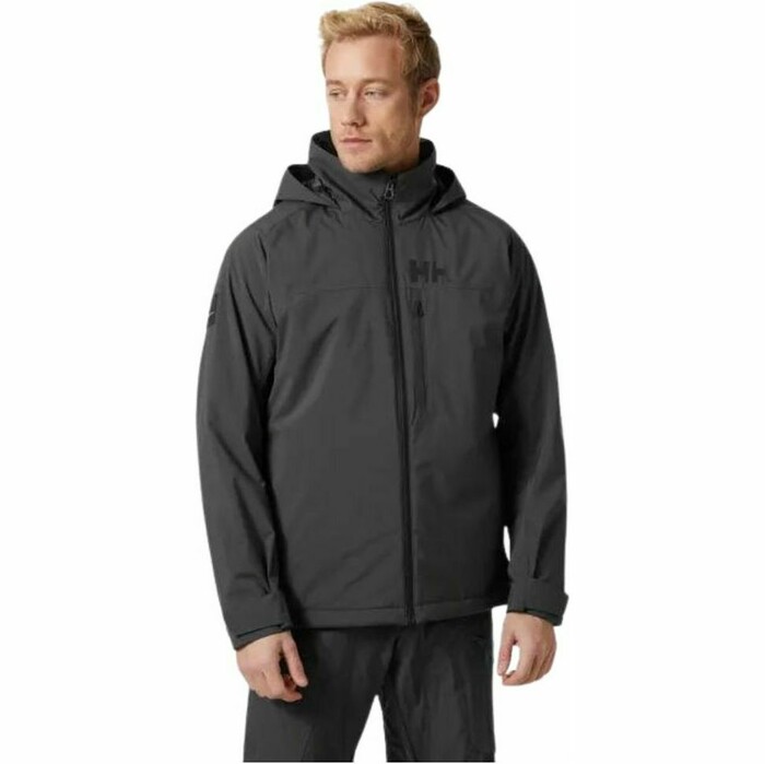 2024 Helly Hansen Hombres HP Racing Lifaloft Chaqueta De Vela Con Capucha 30366 - Ebony